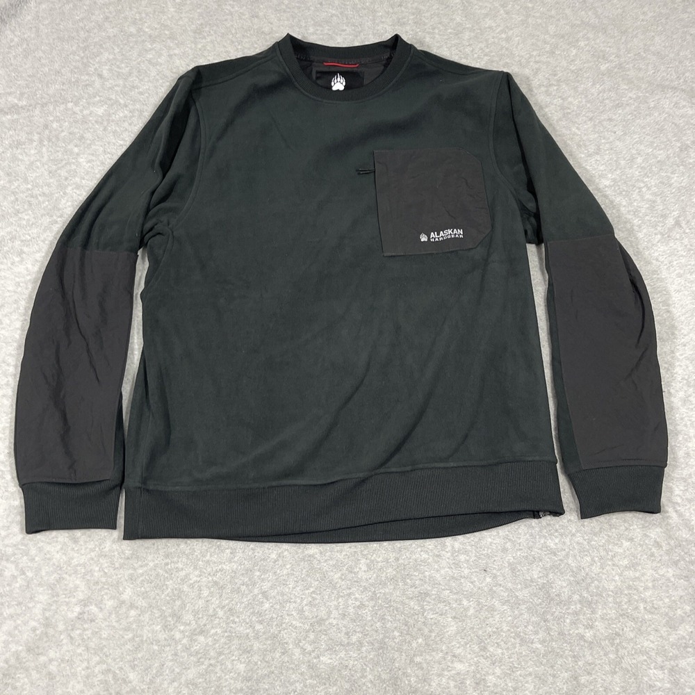 Alaskan Hardgear Thaw Depth Fleece Pullover Mens L Black Midlayer Outdoor